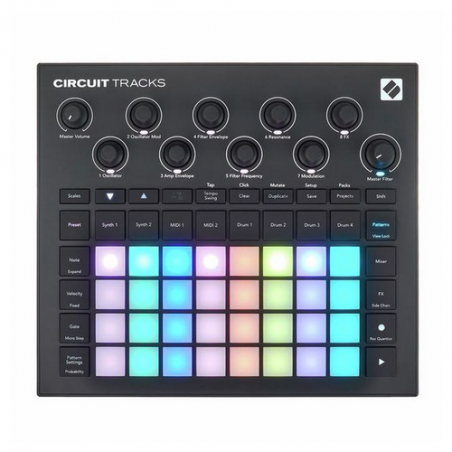 NOVATION CIRCUIT TRACKS  - All in One Studio Groovebox