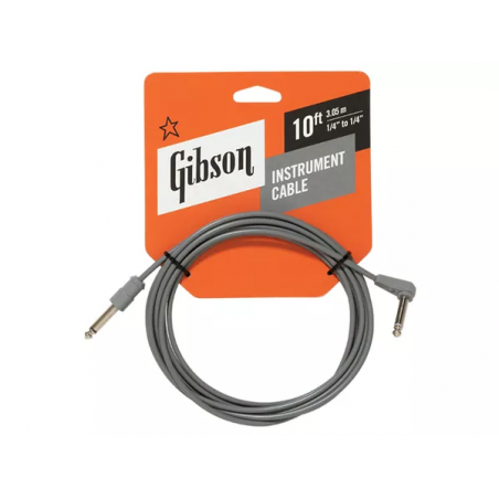 GIBSON CAB10-GRY VINTAGE ORIGINAL INSTRUMENT CABLE - 3m