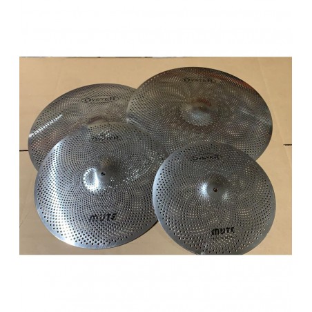 OYSTER CYMBAL LOW VOLUME SET  - HH 14"- CRASH 16-18"-RIDE 20"