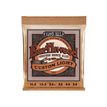 E.BALL 2145 Earthwood Custom Light Phosphore Bronze - 1.15-54