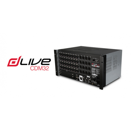 ALLEN & HEATH dLIVE CDM32 MIXRACK - 32 INGRESSI