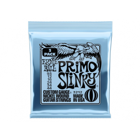 ERNIE BALL 3212 Primo Slinky Nickel Wound 9.5/44 - 3 PACK