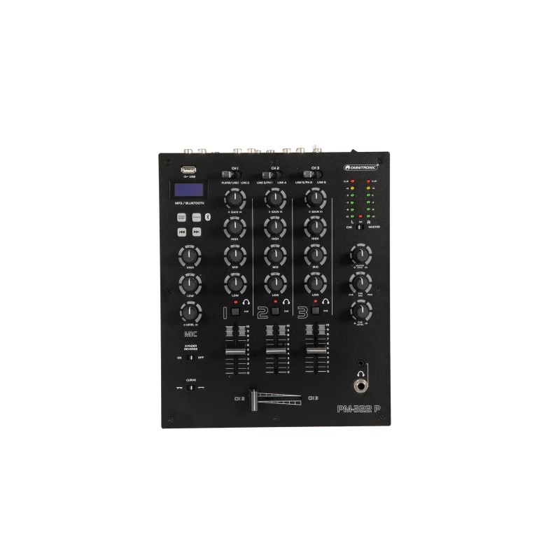 OMNITRONIC PM-322P MIXER DJ 3 ch