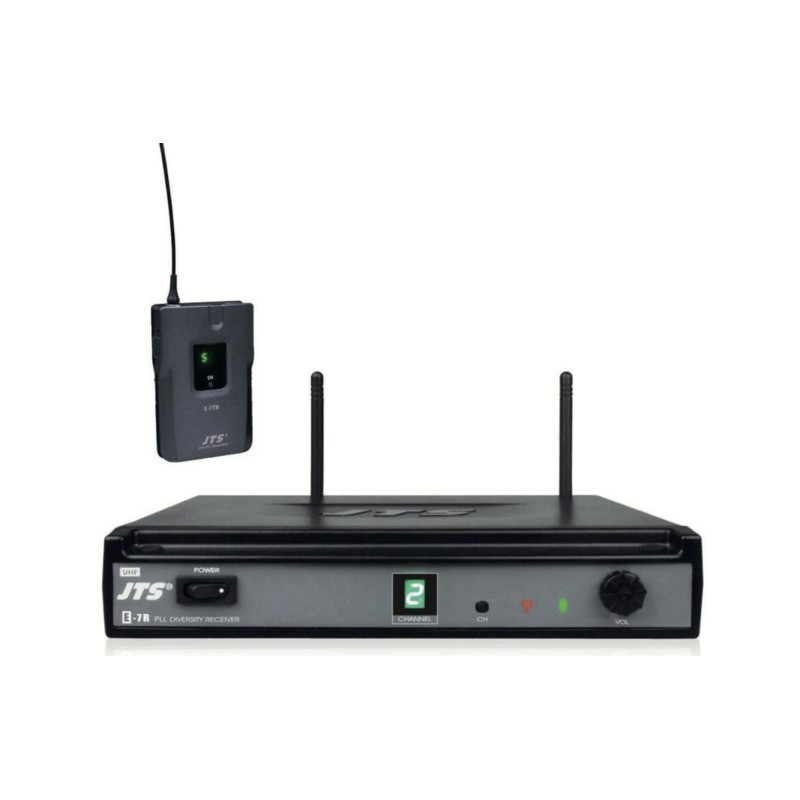 JTS E7-E7TBD SISTEMA WIRELESS BOBYPACK FQ.614-650MHz