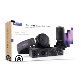 Bundle con MiniFuse 2, Midrofono, cuffia e cavi. Versione Nera