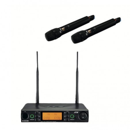 JTS RU-8012DB +2 x RU850LTH SISTEMA WIRELESS 2 HANDHELD FQ 614-650MHz