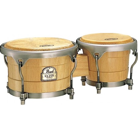 PEARL PBW-300DX ELITE WOOD BONGOS, 7+9", NATURAL