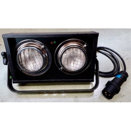 SHOWTEK STAGE BLINDER 2 DMX DIMMER INTEGRATO *USATO*