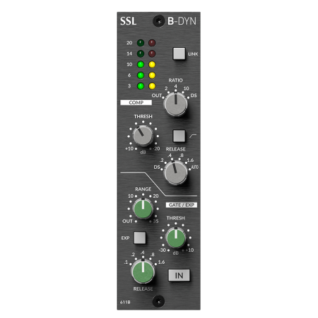 Modulo di Dinamica SL4000B con Compressore e Gate/Expander separati 