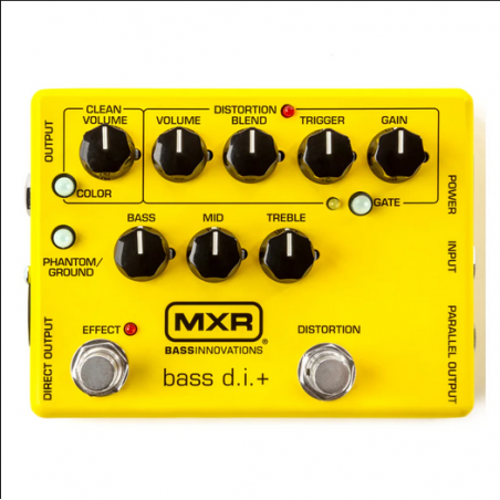 MXR M-80Y BASS DI+ SPECIAL EDITION - YELLOW