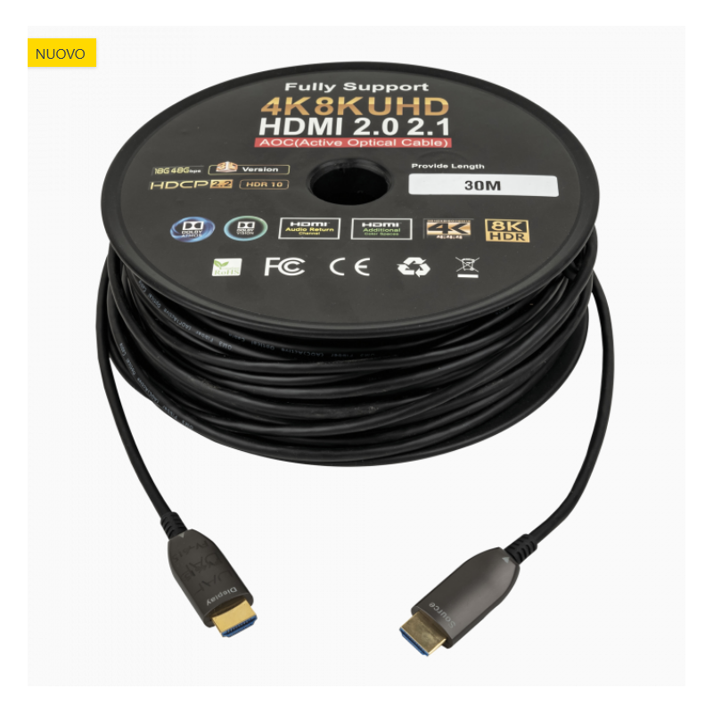 DAP AUDIO FV4615 CAVO FIBRA HDMI to HDMI - 15m
