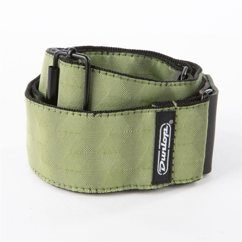 D67-10 Tracolla Jacquard Hexagon Echo Olive