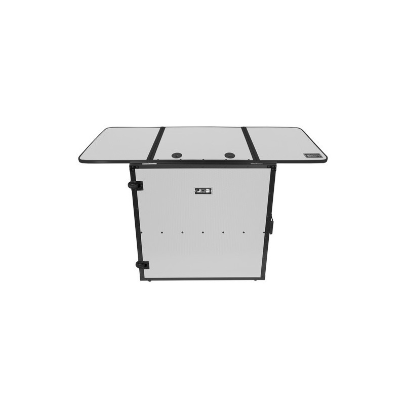 U91049WH2 - ULTIMATE FOLD OUT DJ TABLE WHITE MK2 PLUS (W)