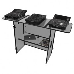 U91049WH2 - ULTIMATE FOLD OUT DJ TABLE WHITE MK2 PLUS (W)