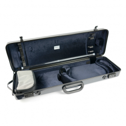 2001XLC CUSTODIA HIGHTECH OBLONG PER VIOLINO - BLACK CARBON