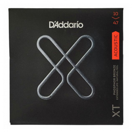 D'ADDARIO XTAPB1047 ACOUSTIC STRINGS - EXTRA LIGHT - 10-47w