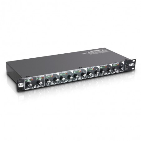 LD SYSTEMS MS 828 - MIXER DI LINEA 8in 2 - SPLITTER 2 in 8 - RACK 19"