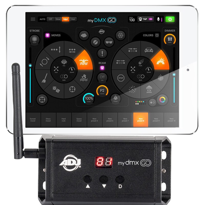 AMERICAN DJ MY DMX GO - SISTEMA CONTROLLO LUCI - TABLET - iPAD