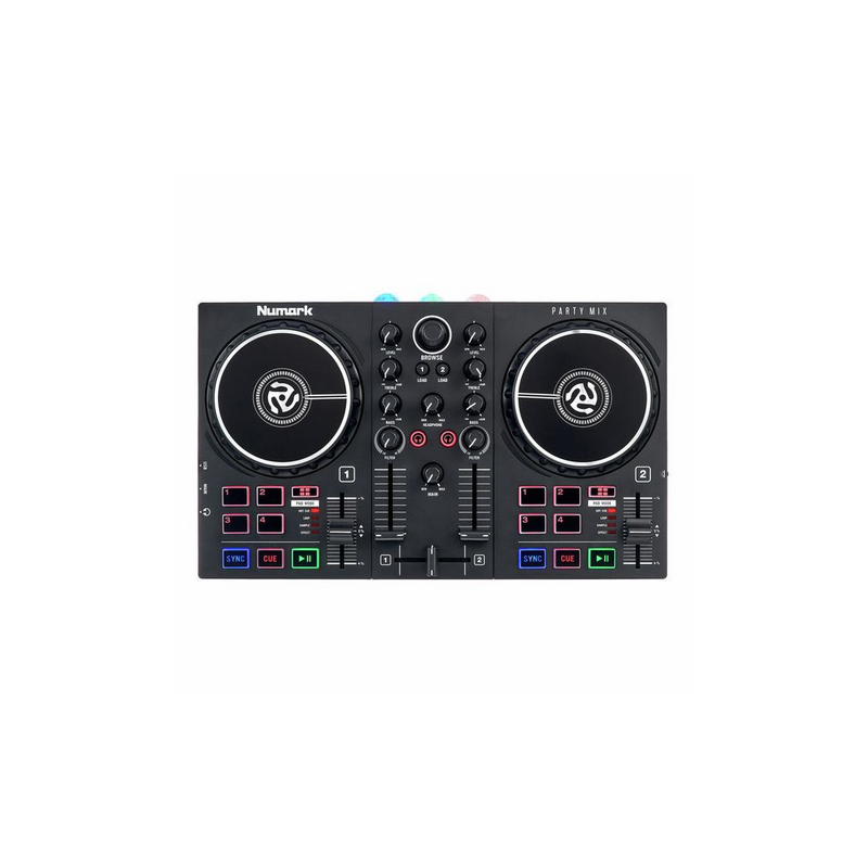 NUMARK PARTY MIX MKII DJ CONTROLLER WITH SOUND CARD