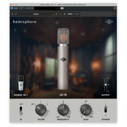 Microfono a condensatore professionale con Plug-in Hemisphere Mic Modeling