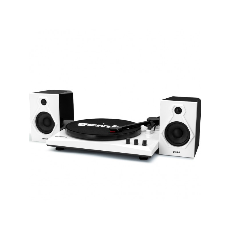 GEMINI TT900 HI-FI GIRADISCHI E DIFFUSORI 50W - BLACK&WHITE