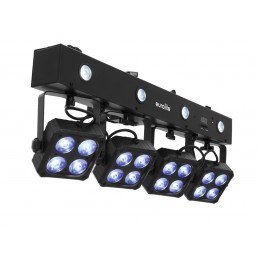 EUROLITE KLS-170 LED COMPACT LIGHT SET - 4xRGB - UV STROBE