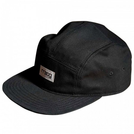 Cappello nero con logo Moog