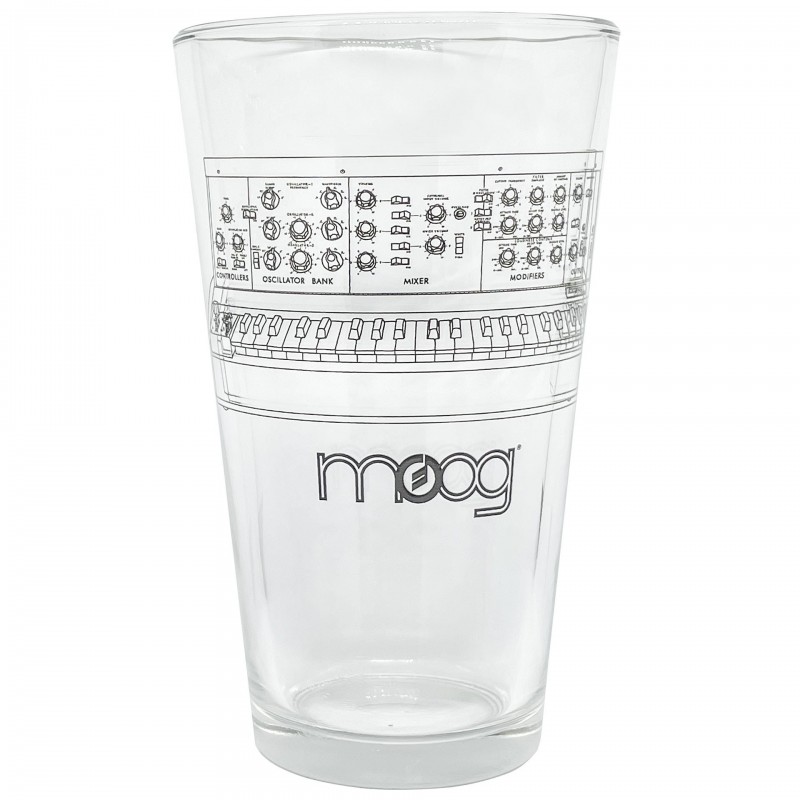 Bicchiere da birra con logo Moog