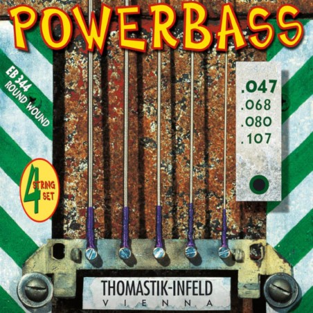 THOMASTIK-INFELD EB 344 POWERBASS 47/107 NICKEL BASS STRINGS