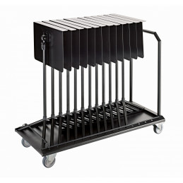 K&M  Carrello nero per leggii da orchestra Overture