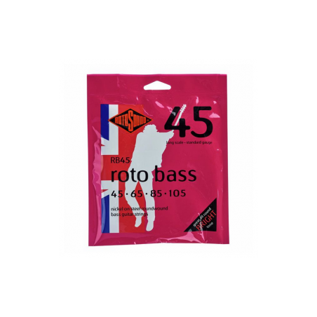 ROTOSOUND RB45 ROTO BASS MUTA NICKEL PER BASSO 45/105