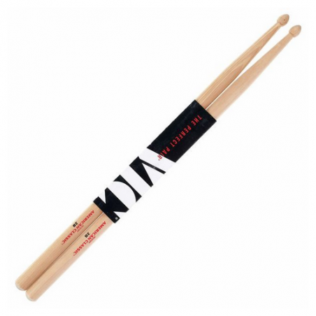 VIC FIRTH ACL-2B AMERICAN CLASSIC - HICKORY - WOOD TIP