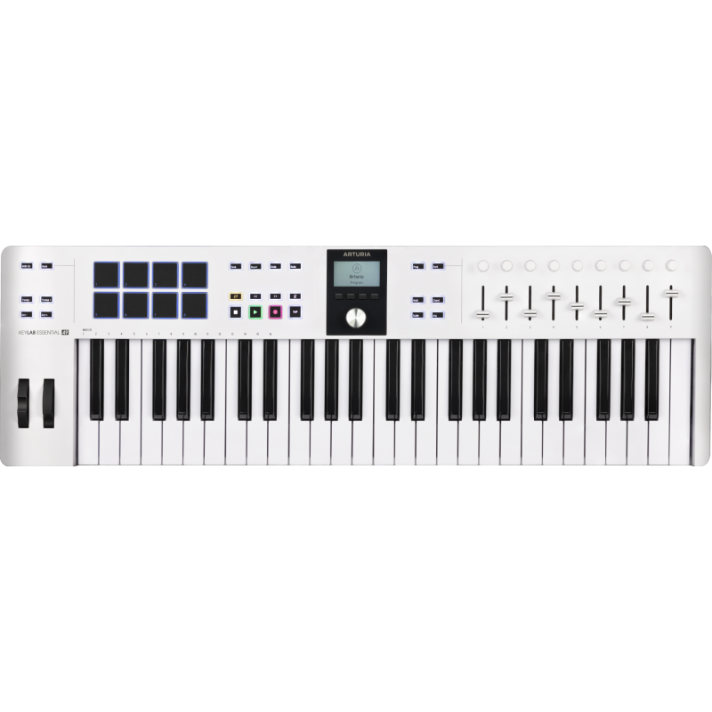 VISIONKEY-2 Tastiera MIDI Portatile 49 Tasti – Mini Pianola Elettrica Per Bambini E Principianti Con 300 Suoni E Ritmi, Alimentazione USB, USB-C