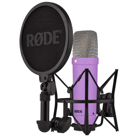 RODE NT1 - STUDIO CONDENSER MICROPHONE - Signature Series purple