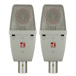 Coppia di microfoni cardioide, capsula larga in titanio