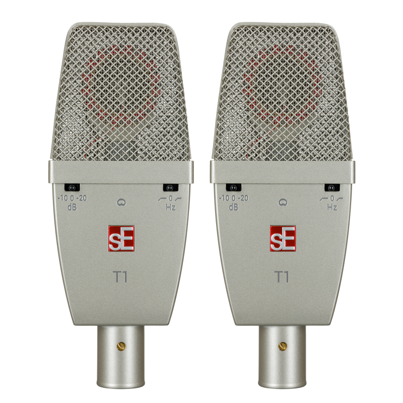 Coppia di microfoni cardioide, capsula larga in titanio