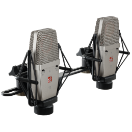Coppia di microfoni cardioide, capsula larga in titanio