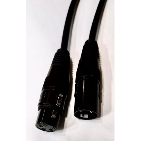 MPGEAR XX-051 CAVO MICROFONO XLR3P M to XLR3P F - 15m - BLACK