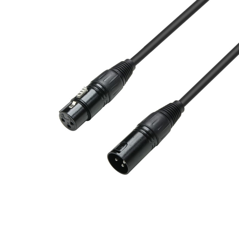 ADAM HALL 3 STARS CAVO DMX XLR3 MV - XLR3 FV - 20m - BLACK