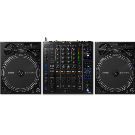 PIONEER DJ COPPIA PLX-CRSS12 TURNTABLE + DJM A9 - BUNDLE