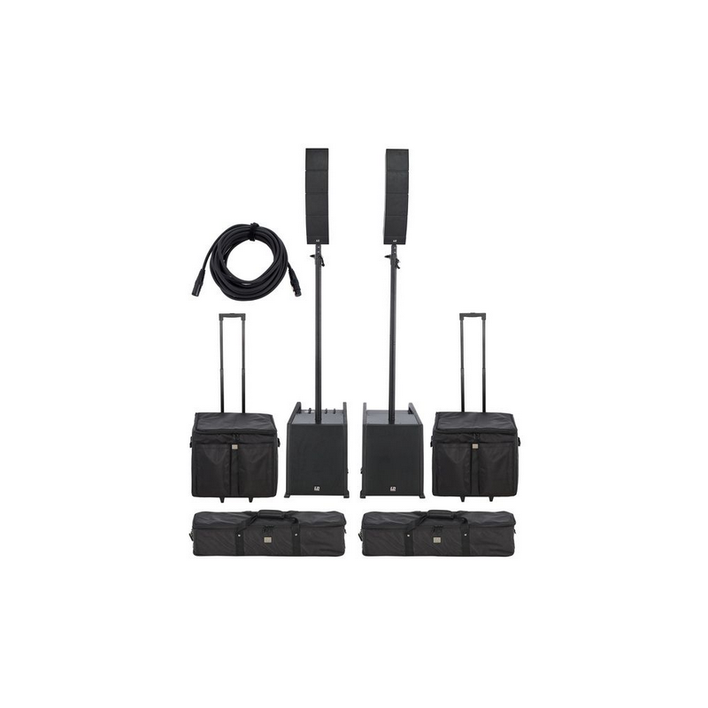 LD SYSTEMS CURV500PS LINE ARRAY STEREO SYSTEM - BLACK - BUNDLE