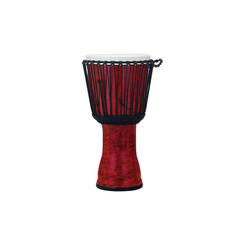 10" Rope Tuned Djembe, Seamless Synthetic Shell, Fiber style head