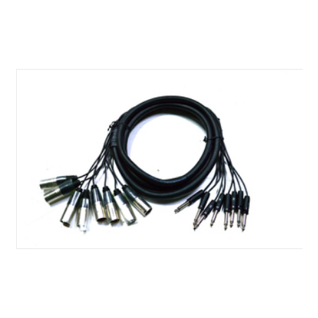 PROEL RECORD-420 CAVO MULTI 8xJK6,3mono e 8xXLR-MV 3mt