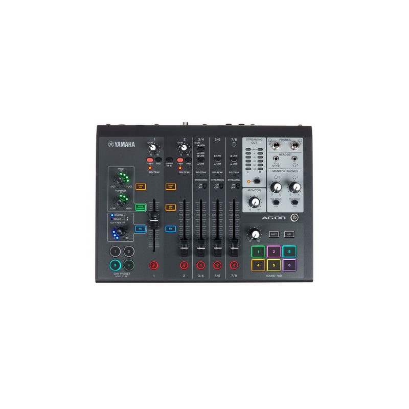 YAMAHA AG02 MIXER LIVE STREAMING - USB AUDIO INTERFACE