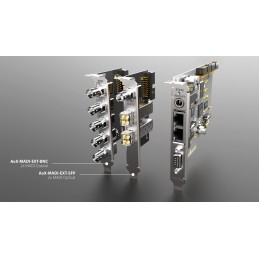 Scheda PCI Express 4 can. MADI e Dante, 512 Canali I/O, 24 Bit/192kHz 