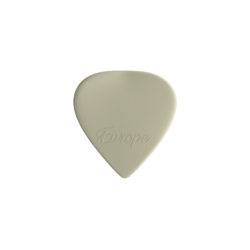 PLICK THE PICK " CARLOS: EUROPE" CELLULOIDE BIANCO PERLA
