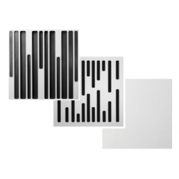 Kit composto 6 Aries RT - 10 Orion RT - 10 Ulysses RT in colore bianco - Colla GlueArt 3.0 inclusa