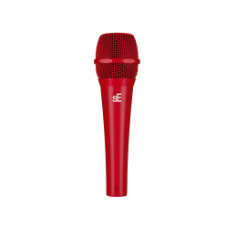 Microfono dinamico per uso live versione rossa