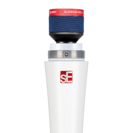 Microfono dinamico per uso live versione bianca