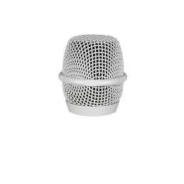 Microfono dinamico per uso live versione bianca